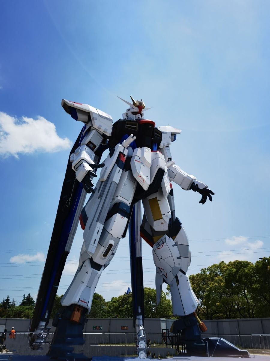 โชว์ตัวแบบเต็มรูปแบบ กับ Freedom Gundam ขนาดเท่าที่เซี่ยงไฮ