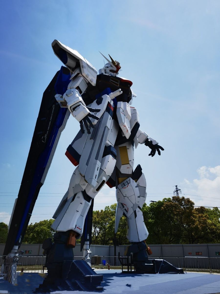 โชว์ตัวแบบเต็มรูปแบบ กับ Freedom Gundam ขนาดเท่าที่เซี่ยงไฮ