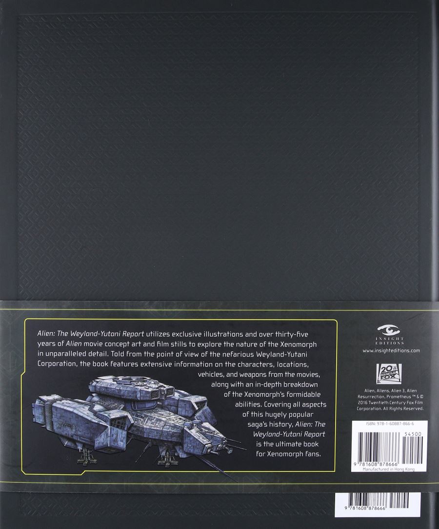 รีวิว Art book - Alien The Weyland - Yutani Report Collectors Edition