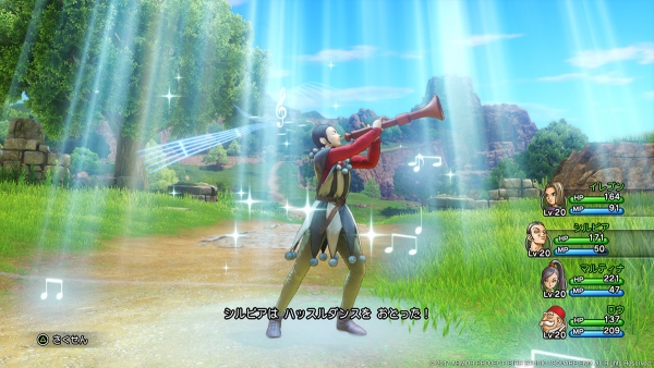 รายละเอียด Skill Panel และ Spell of Restoration ในเกม Dragon Quest XI