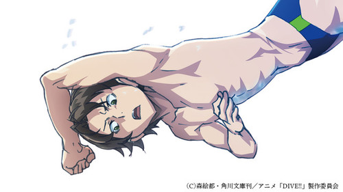 อนิเมะหนุ่มกระโดดน้ำ DIVE!! เผยตัวอย่างแรกพร้อมตัวละครและกำหนดวันฉาย
