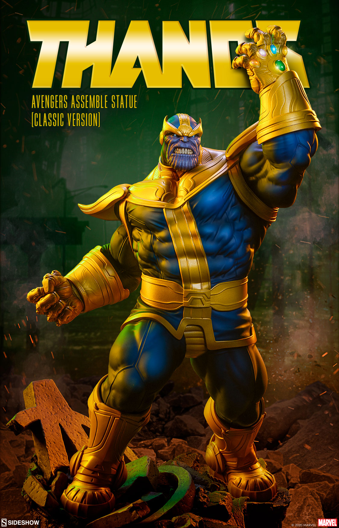 Sideshow ปล่อยทีเซอร์งานปั้น Thanos แบบ Classic และ Modern Version