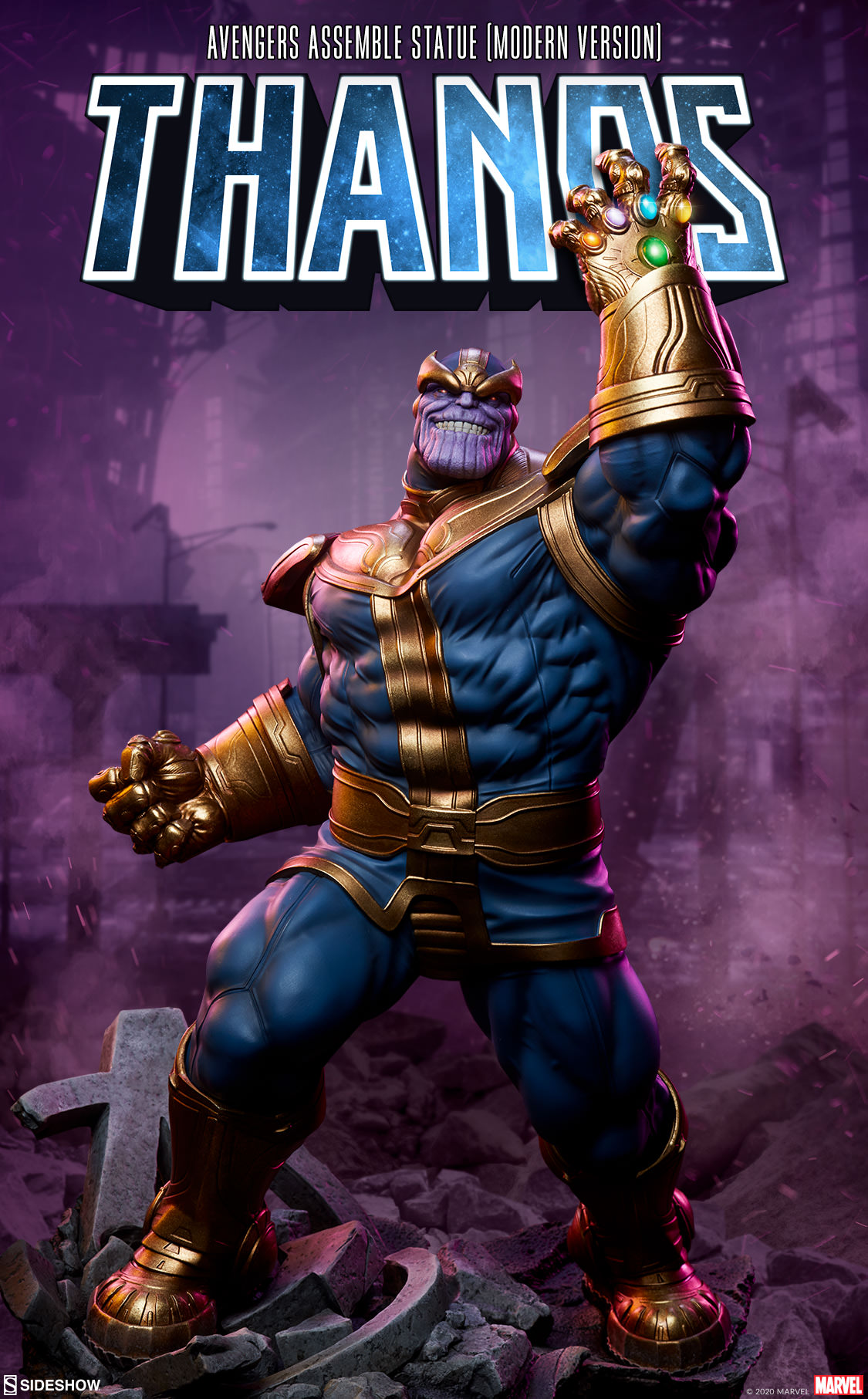 Sideshow ปล่อยทีเซอร์งานปั้น Thanos แบบ Classic และ Modern Version