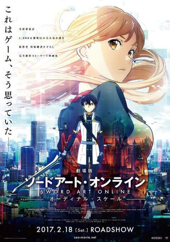 Sword Art Online: Ordinal Scale ขึ้นอันดับหนึ่ง Box Office ที่ญี่ปุ่น