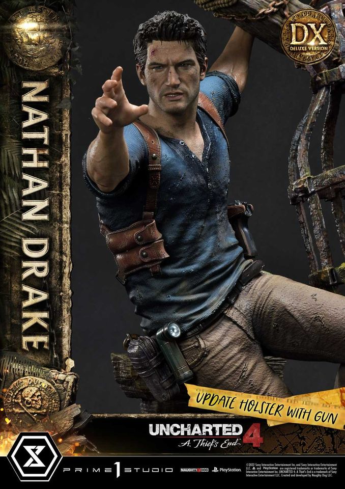 Prime1Studio แชร์อัพเดทงานปั้น Nathan Drake UNCHARTED4