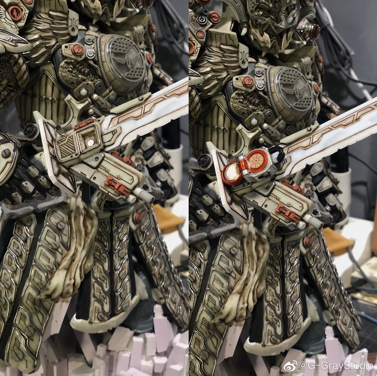 ชมงานคัสตอมสวย ๆ SIC Kamen Rider Gaim (Gray Studio)