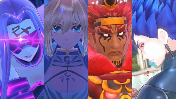 อัพเดทวีดีโอเกมเพลย์สั้น ๆ ของตัวละครเกม Fate/Extella