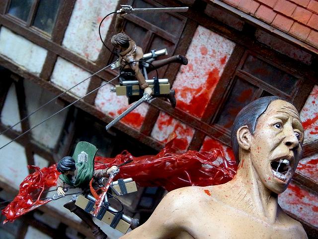 ไปดูงานไดโอราม่าเจ๋ง ๆ ของ Attack On Titan