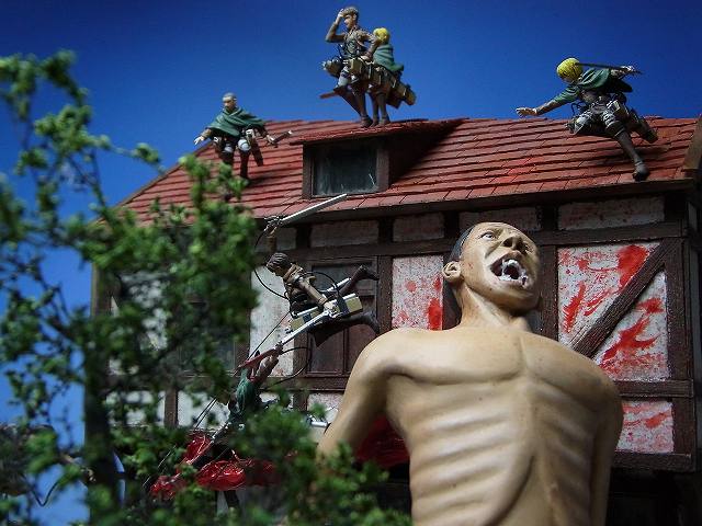 ไปดูงานไดโอราม่าเจ๋ง ๆ ของ Attack On Titan