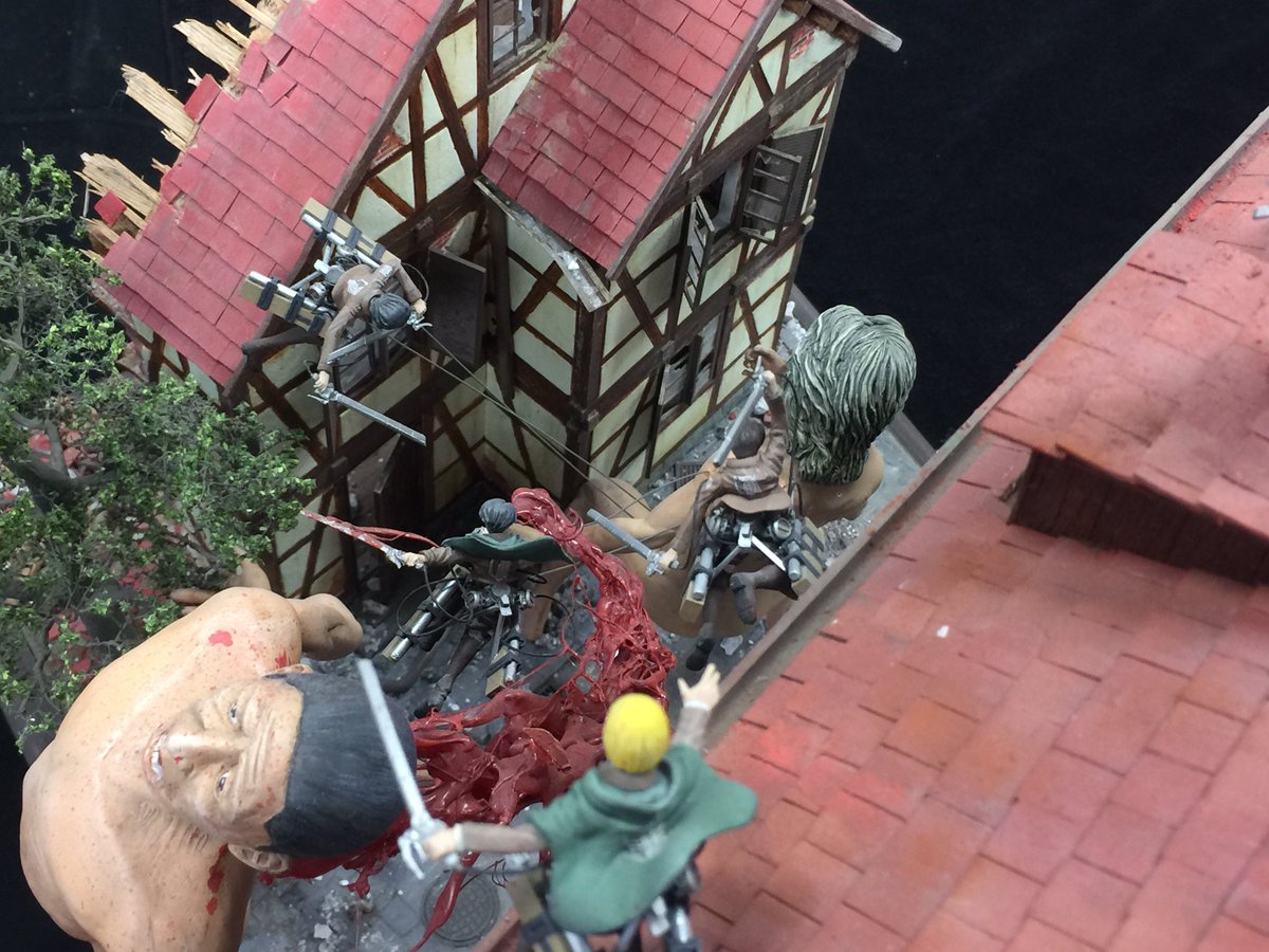 ไปดูงานไดโอราม่าเจ๋ง ๆ ของ Attack On Titan