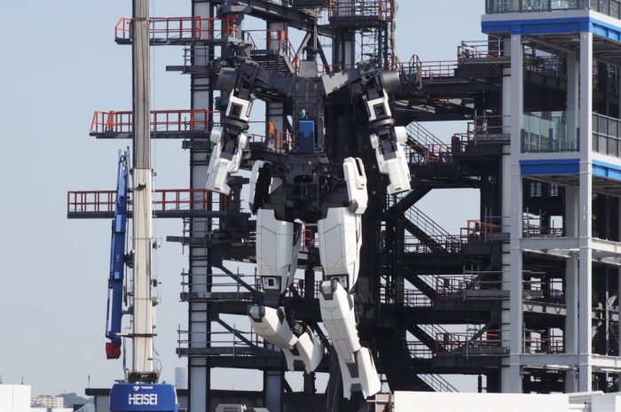 อัพเดทความคืบหน้าของหุ่น Gundam ขนาดเท่าตัวจริง
