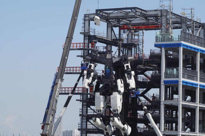 อัพเดทความคืบหน้าของหุ่น Gundam ขนาดเท่าตัวจริง