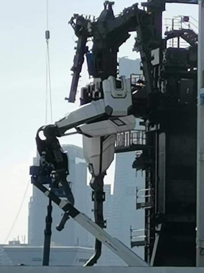อัพเดทความคืบหน้าของหุ่น Gundam ขนาดเท่าตัวจริง