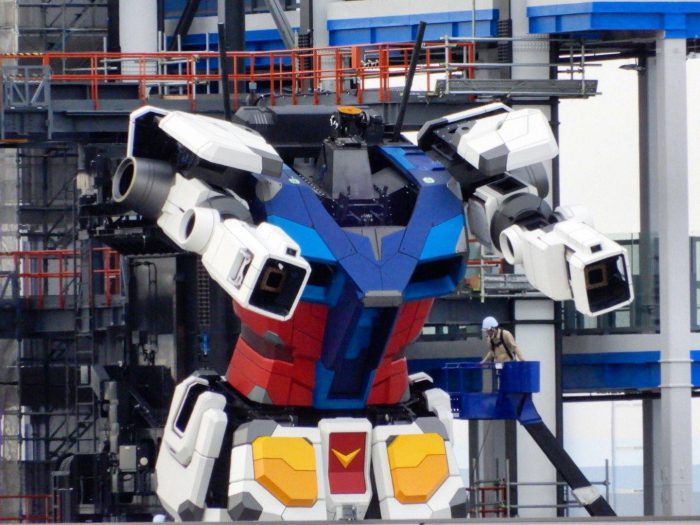 อัพเดทความคืบหน้าของหุ่น Gundam ขนาดเท่าตัวจริง