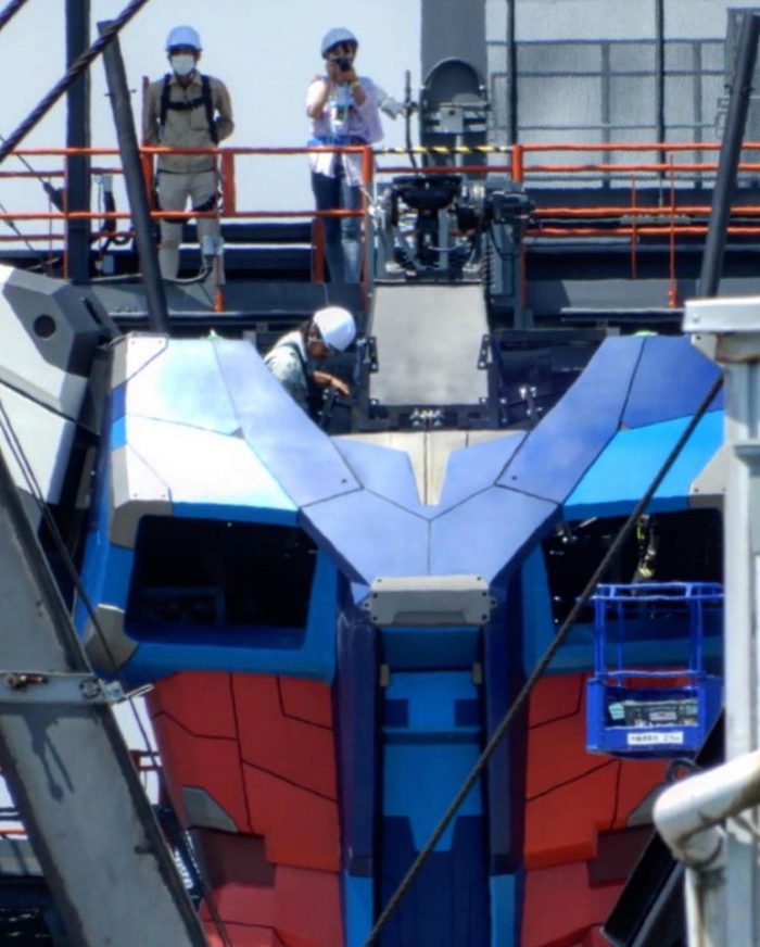 อัพเดทความคืบหน้าของหุ่น Gundam ขนาดเท่าตัวจริง