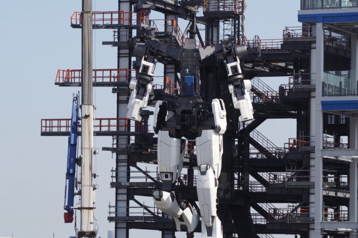 อัพเดทความคืบหน้าของหุ่น Gundam ขนาดเท่าตัวจริง