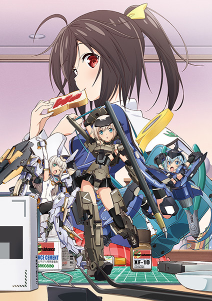 รายละเอียดและ PV ของอนิเมะ Frame Arms Girl ซึ่งสร้างจากโมเดลของโคโตบูกิยะ 