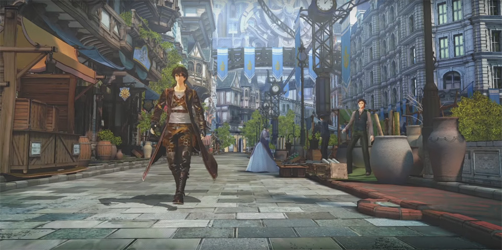 เผยฉากเมืองอย่างสวยและระบบการต่อสู้ในเกมส์ Valkyria Revolution