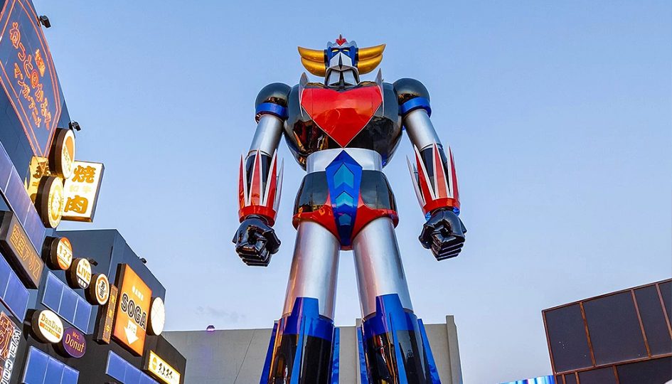 ส่องงานปั้นหุ่น Grendizer ขนาด 33 เมตร