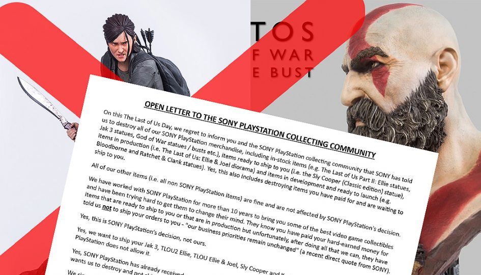 Sony สั่งให้บริษัท Gaming Heads ทำลายฟิกเกอร์ที่ผลิตไว้ทั้งหมด