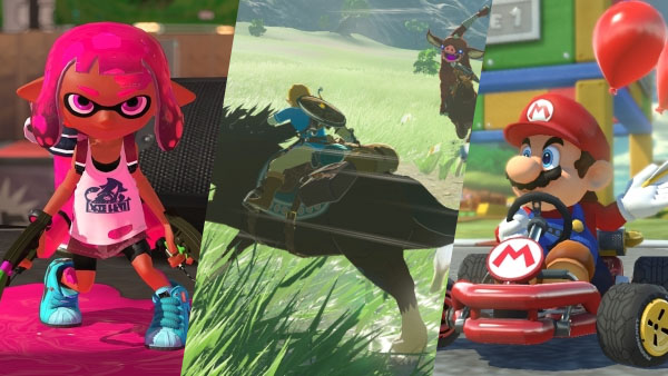 ชมฟุตเตจเกมส์ Nintendo Switch : The Legend of Zelda: Breath of the Wild, Splatoon 2, Mario Kart 8 Deluxe และอื่น ๆ อีกมากมาย