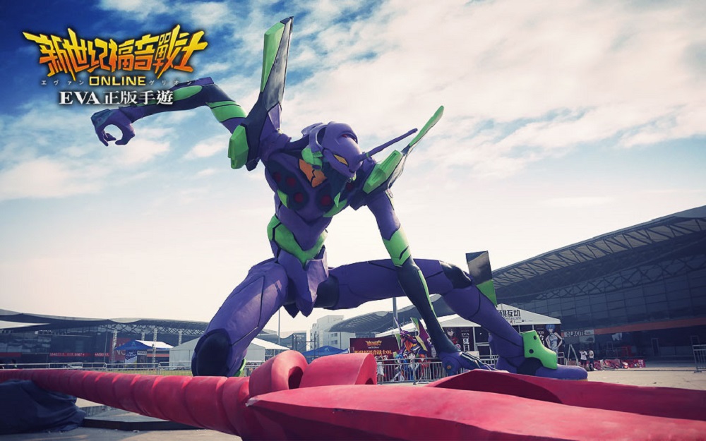 รูปปั้น Evangelion ขนาดใหญ่ที่สุดในเซี่ยงไฮ้ถูกบันทึกลงกินเนสบุคส์