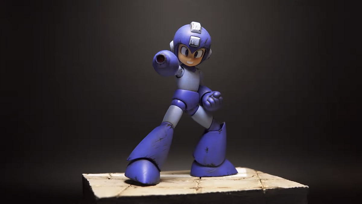 ตัวอย่างการทำไดโอรามาซีนของ Megaman แบบง่าย ๆ สำหรับมือใหม่