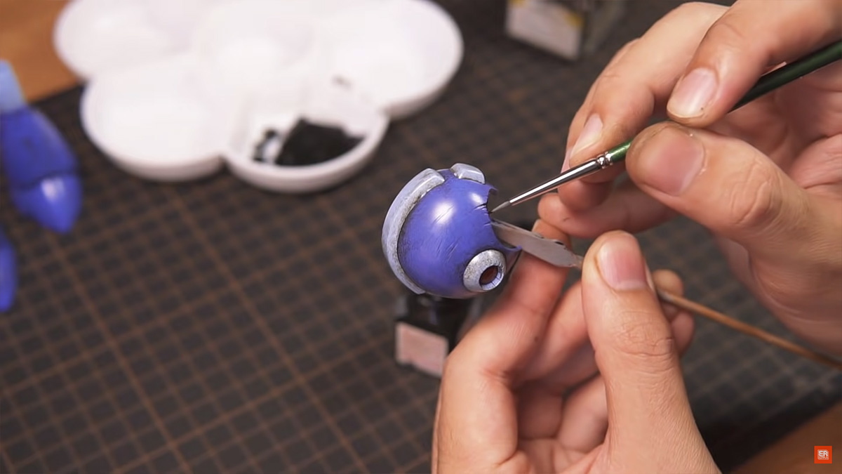 ตัวอย่างการทำไดโอรามาซีนของ Megaman แบบง่าย ๆ สำหรับมือใหม่