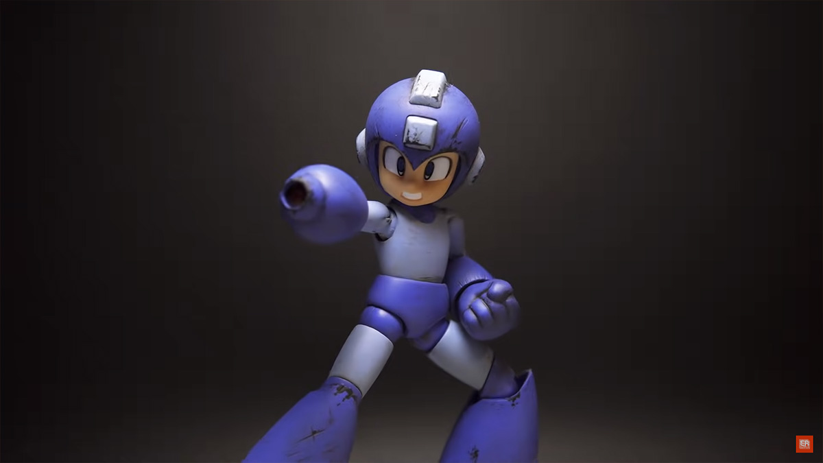 ตัวอย่างการทำไดโอรามาซีนของ Megaman แบบง่าย ๆ สำหรับมือใหม่
