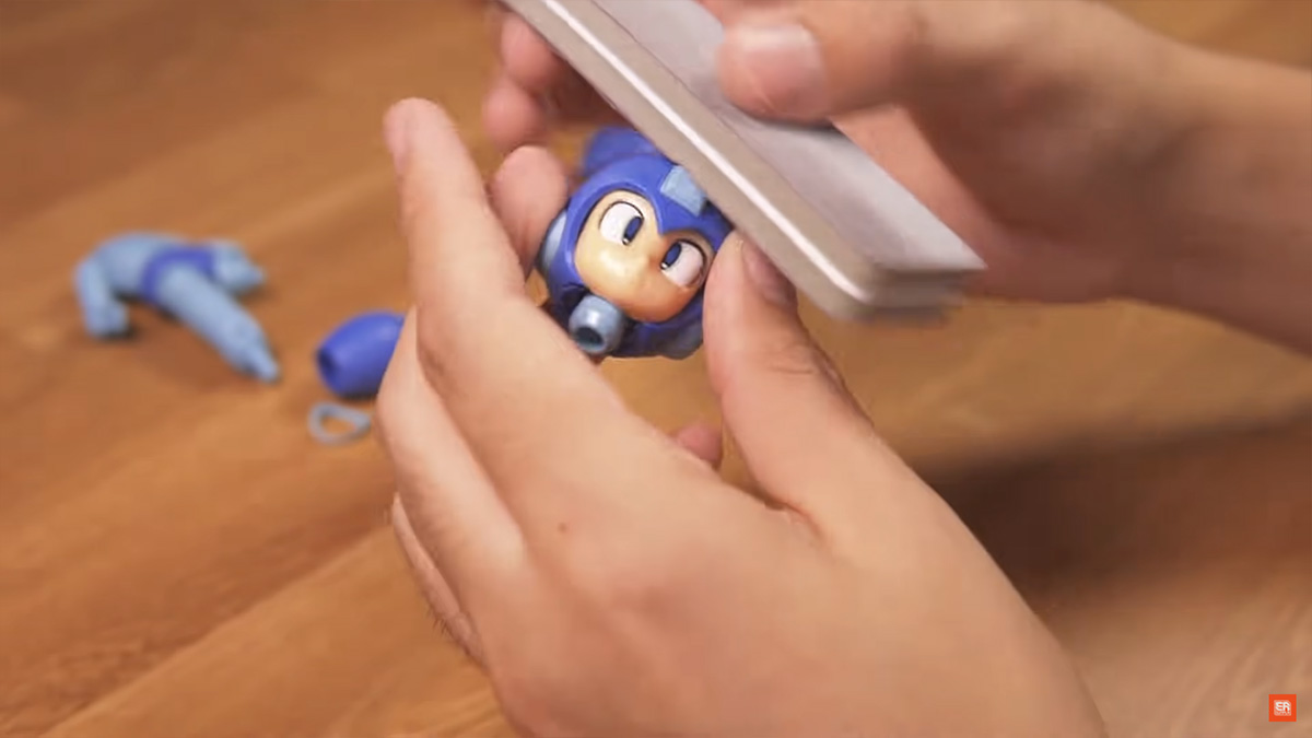 ตัวอย่างการทำไดโอรามาซีนของ Megaman แบบง่าย ๆ สำหรับมือใหม่