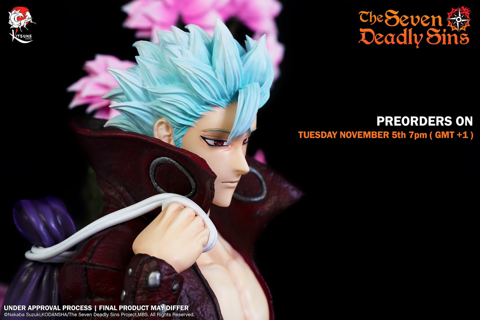 แย้มภาพถ่ายงาน statue ใหม่ จากการ์ตูนดัง The Seven Deadly Sins