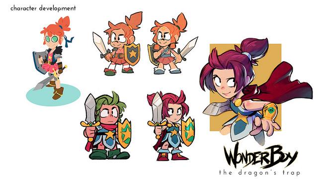 เกม Wonder Boy: The Dragon's Trap เพิ่มตัวละครสาว Wonder Girl
