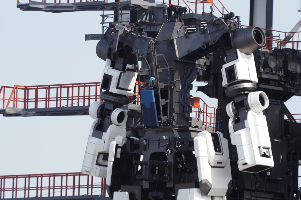 อัพเดทความคืบหน้าของหุ่น Gundam ขนาดเท่าตัวจริง