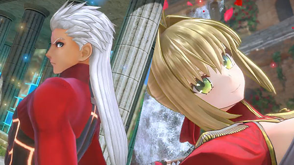 อัพเดทตัวอย่างเกมเพลย์ Fate/Extella ของเซอวานซ์ Nero Claudius และ Nameless