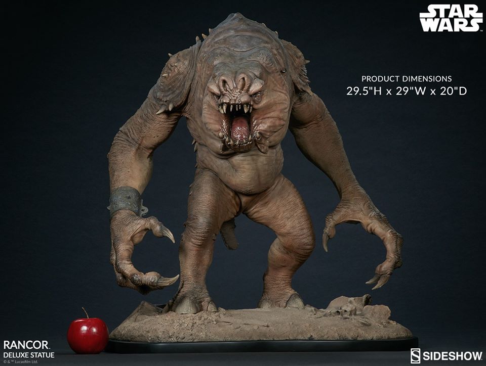 Sideshow เผยภาพแรก Rancor งานปั้น Statue จากภาพยนต์ Star Wars Return of the Jedi