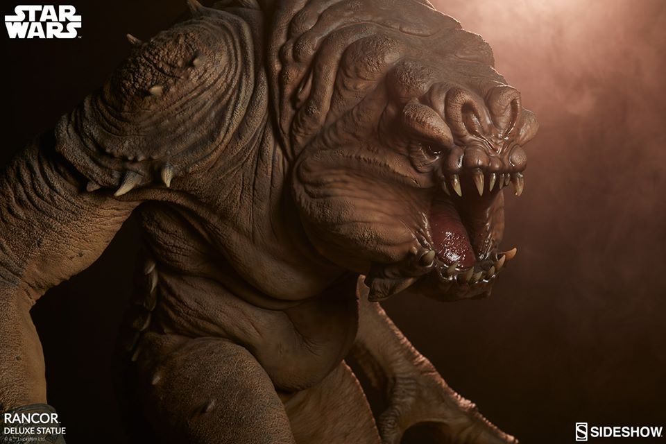 Sideshow เผยภาพแรก Rancor งานปั้น Statue จากภาพยนต์ Star Wars Return of the Jedi