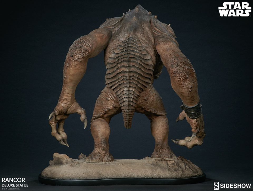 Sideshow เผยภาพแรก Rancor งานปั้น Statue จากภาพยนต์ Star Wars Return of the Jedi