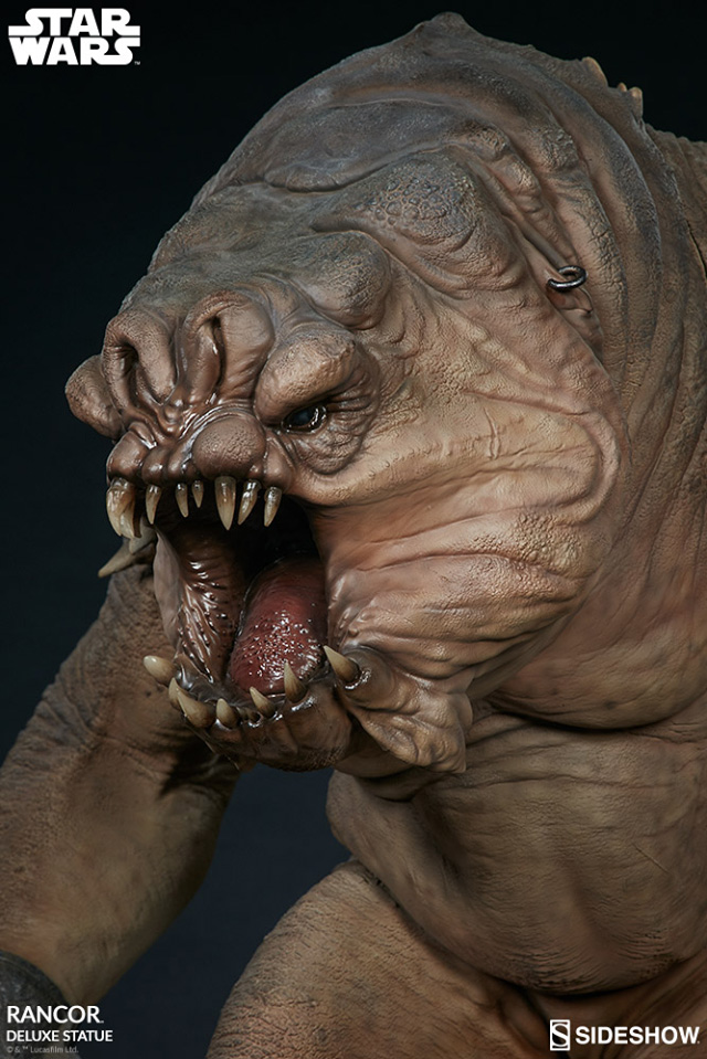 Sideshow เผยภาพแรก Rancor งานปั้น Statue จากภาพยนต์ Star Wars Return of the Jedi