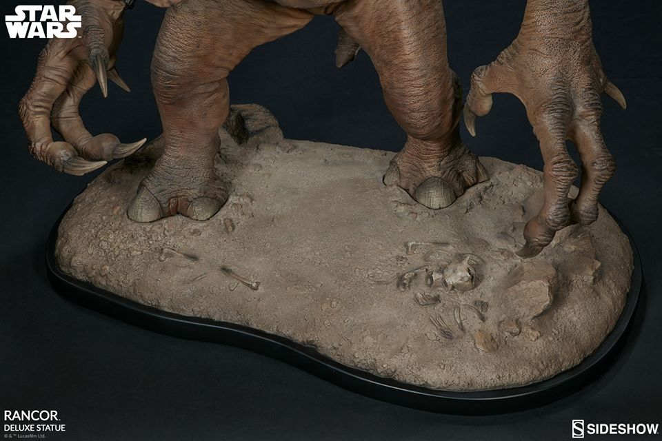 Sideshow เผยภาพแรก Rancor งานปั้น Statue จากภาพยนต์ Star Wars Return of the Jedi
