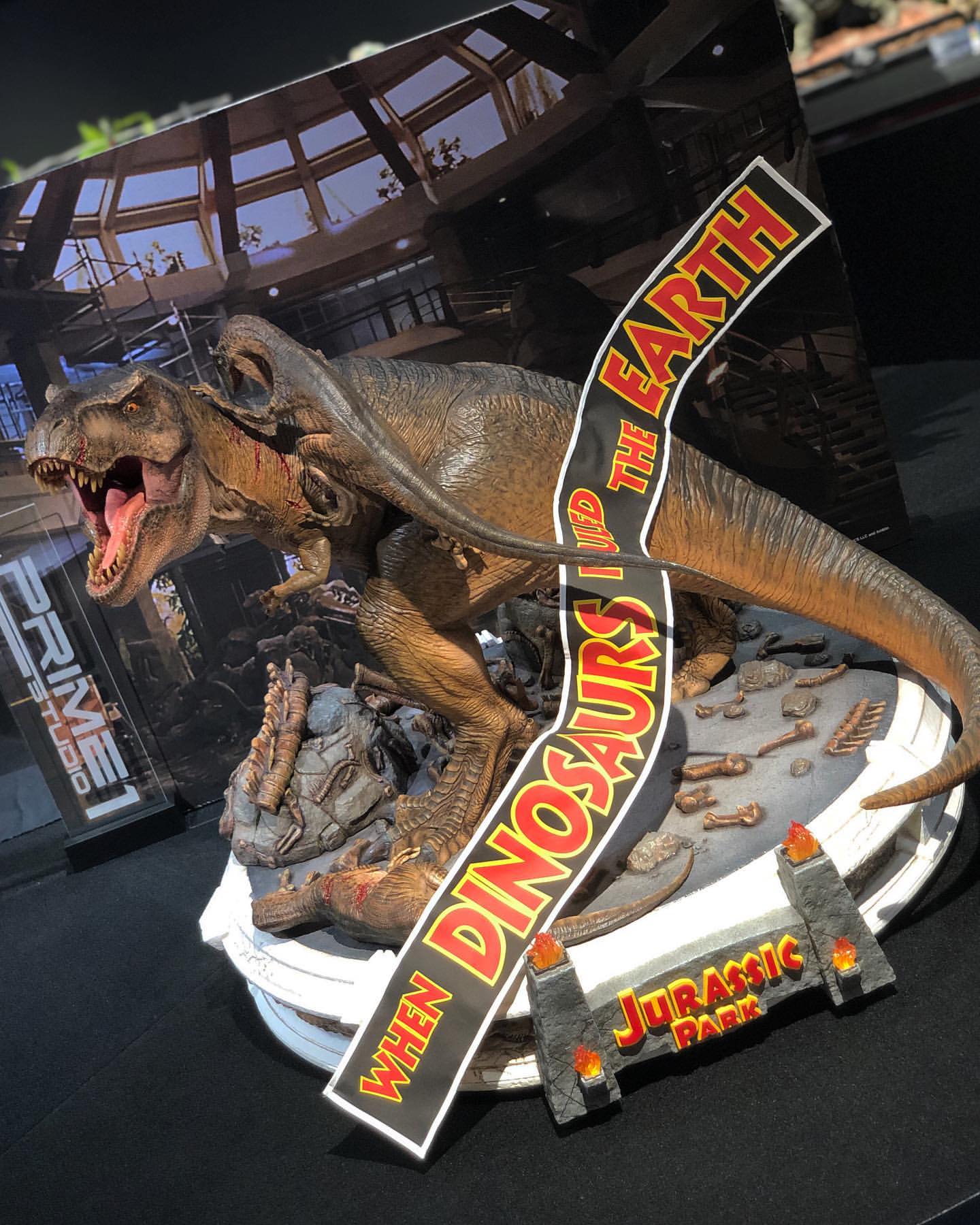 อลังการงานโชว์ กับธีมสวน Jurassic Park ที่จัดแสดงโชว์อยู่ที่ช็อป Prime1Studio ประเทศญี่ปุ่น