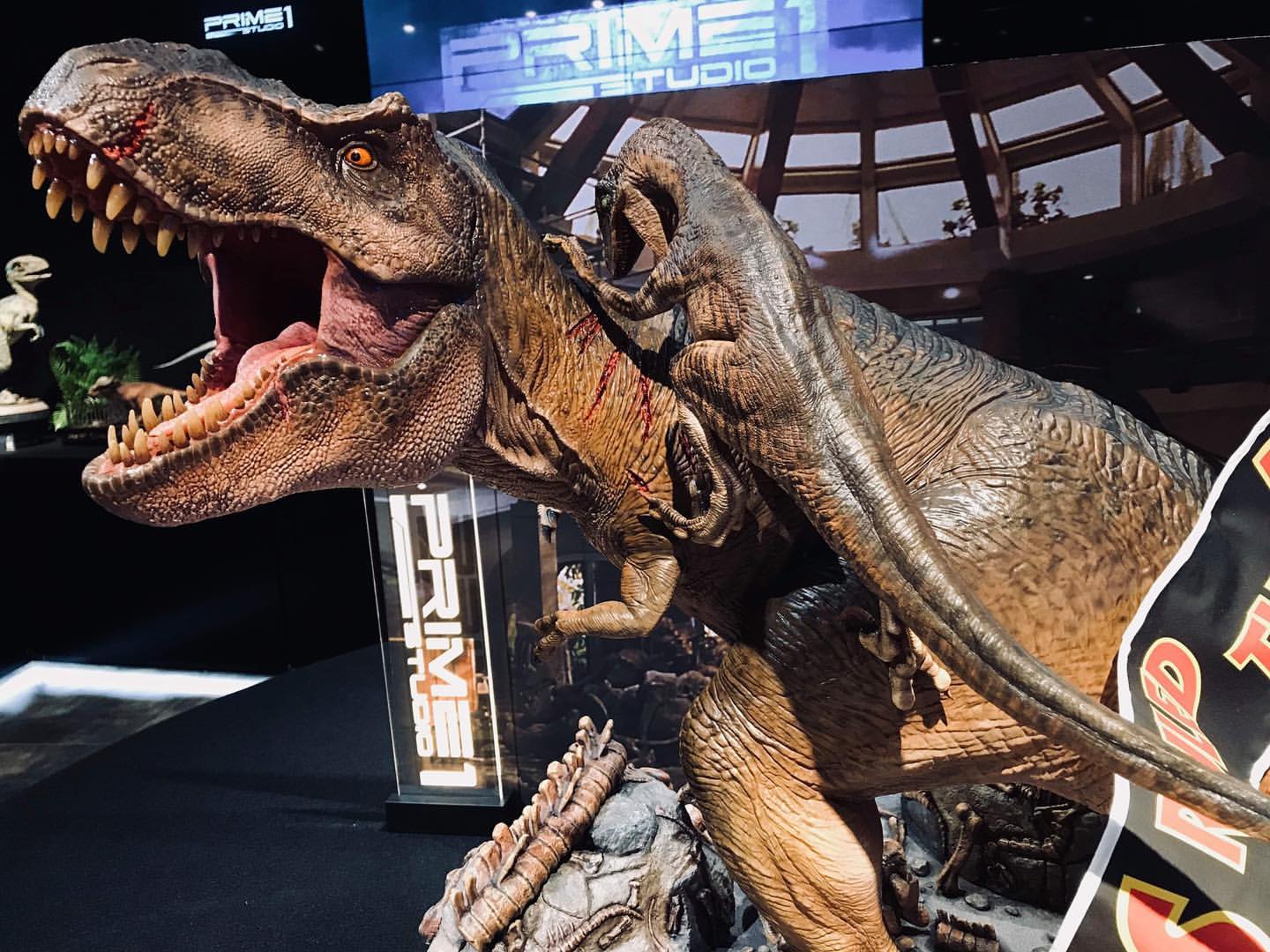 อลังการงานโชว์ กับธีมสวน Jurassic Park ที่จัดแสดงโชว์อยู่ที่ช็อป Prime1Studio ประเทศญี่ปุ่น