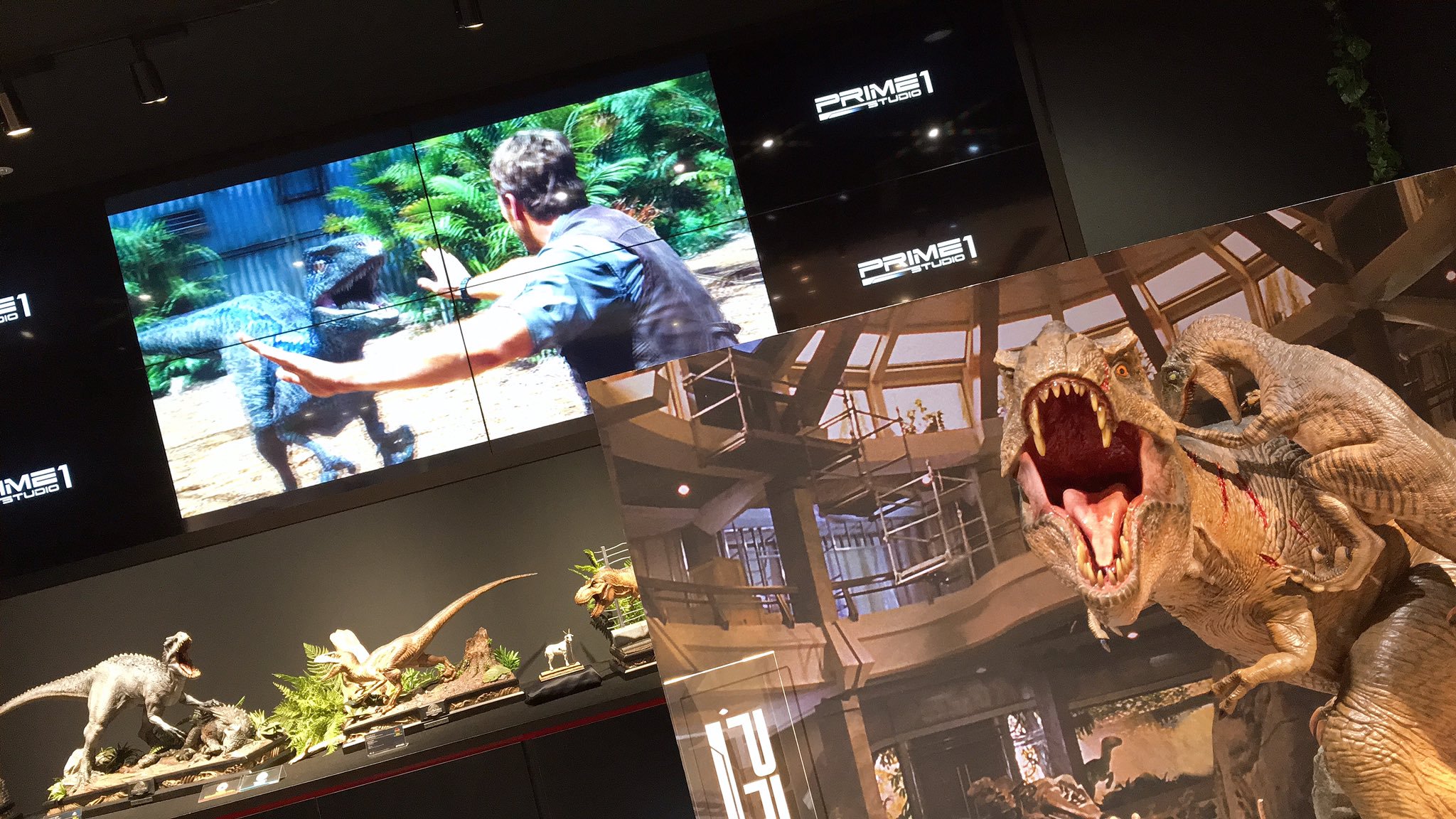 อลังการงานโชว์ กับธีมสวน Jurassic Park ที่จัดแสดงโชว์อยู่ที่ช็อป Prime1Studio ประเทศญี่ปุ่น