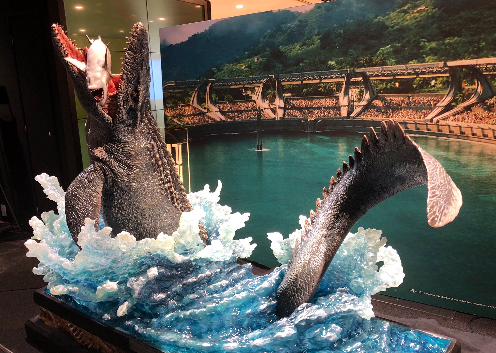 อลังการงานโชว์ กับธีมสวน Jurassic Park ที่จัดแสดงโชว์อยู่ที่ช็อป Prime1Studio ประเทศญี่ปุ่น