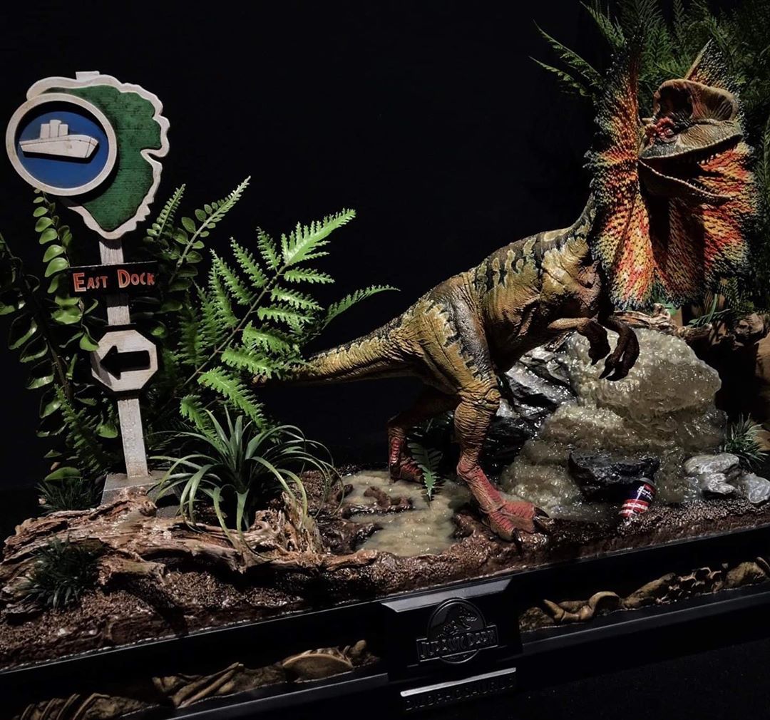 อลังการงานโชว์ กับธีมสวน Jurassic Park ที่จัดแสดงโชว์อยู่ที่ช็อป Prime1Studio ประเทศญี่ปุ่น