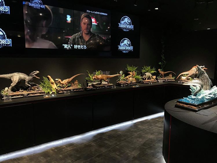 อลังการงานโชว์ กับธีมสวน Jurassic Park ที่จัดแสดงโชว์อยู่ที่ช็อป Prime1Studio ประเทศญี่ปุ่น