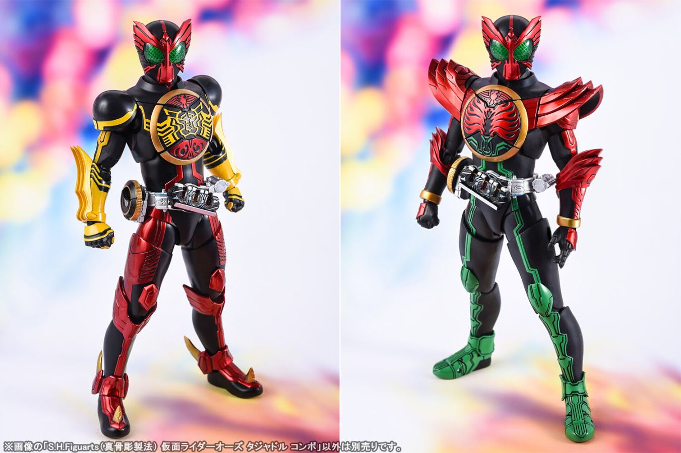 ออฟฟิเชียลพรีวิวงาม ๆ ของ S.H.Figuarts (Shinkocchou Seihou) Kamen Rider OOO Tajadol Combo