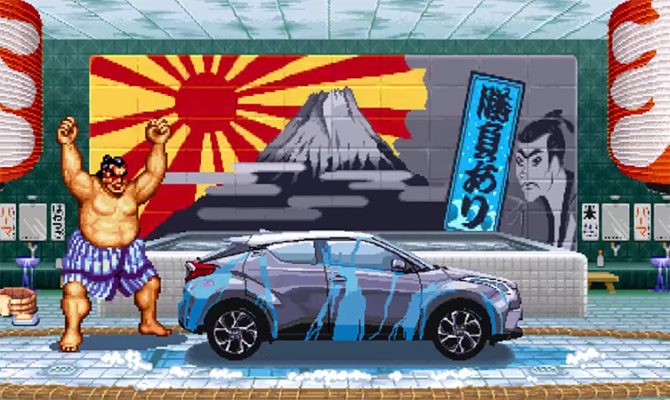 ได้ทั้งความฮา ได้ทั้งโฆษณารถ เมื่อ Toyota ร่วมมือกับ Street Fighter II