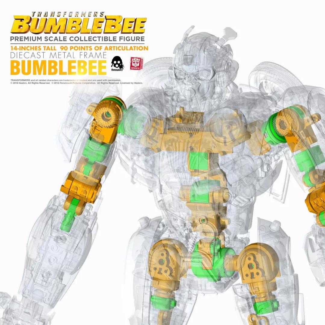 THREEZERO เผยภาพโครงสร้างภายในของหุ่น Bumblebee ที่ใช้ Alloy เป็นส่วนผสม