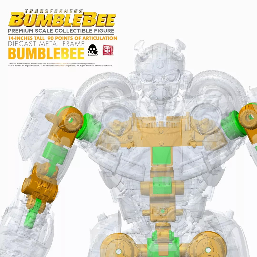 THREEZERO เผยภาพโครงสร้างภายในของหุ่น Bumblebee ที่ใช้ Alloy เป็นส่วนผสม