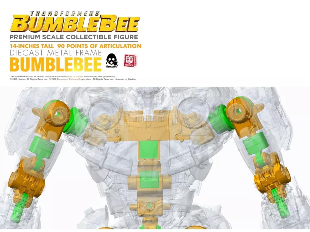 THREEZERO เผยภาพโครงสร้างภายในของหุ่น Bumblebee ที่ใช้ Alloy เป็นส่วนผสม